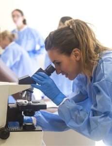 Allison Andrukaitis of Andover will complete the Medical Laboratory Technology program this summer. She has also secured a full-time job as a Medical lab tech.