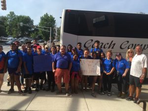33 members of the Boys & Girls Club of Greater Haverhill enjoyed a Boston Red Sox Game on July 21 thanks to the Jaffarian Youth in Motion. Youth traveled to Boston in Coach buses to watch the Red Sox defeat the Minnesota Twins 13-2. JnR Gutters, Inc of Haverhill sponsored a portion of the event and gave spending money to all members so they could enjoy a Fenway frank and drink.