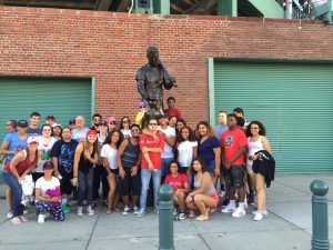 36 members of the Boys & Girls Club of Lawrence enjoyed a Boston Red Sox Game on July 21 thanks to the Jaffarian Youth in Motion. Youth traveled to Boston in Coach buses to watch the Red Sox defeat the Minnesota Twins 13-2. For Marketing Matters of North Andover sponsored a portion of the event and gave spending money to all members so they could enjoy a Fenway frank and drink.